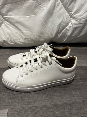 Zara White Minimal Sneakers for Men